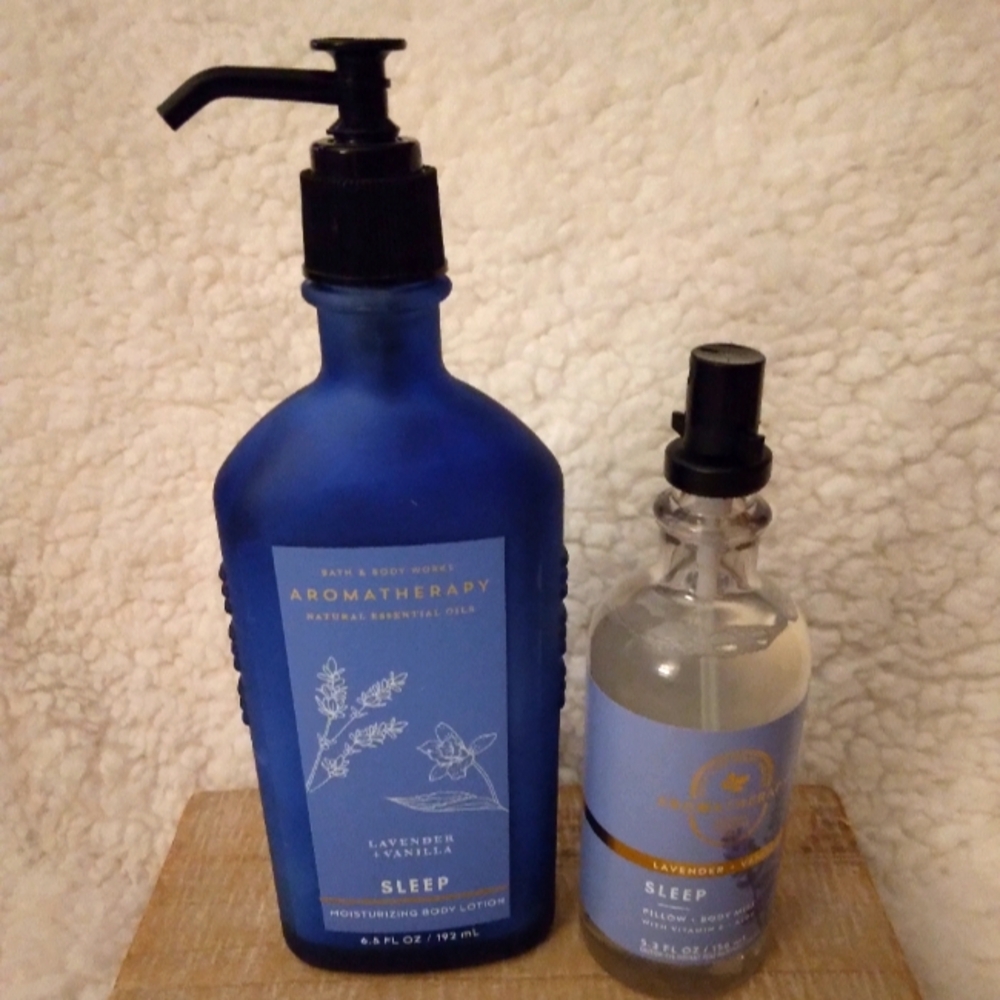 Bath and Body Works Aromatherapy Lavender & Vanilla Fragrance Bundle